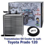 Heavy Duty Transmission Oil Cooler Kit to suit Toyota Prado 120 Series with 4 and 5 Speed Auto