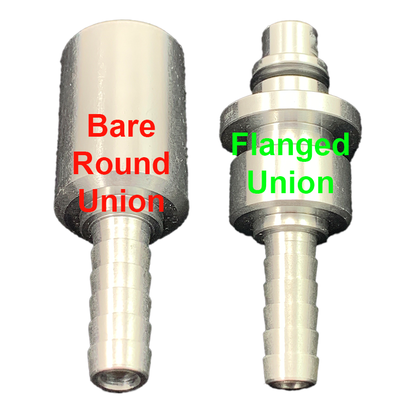 VW Custom Cooler Unions Pair