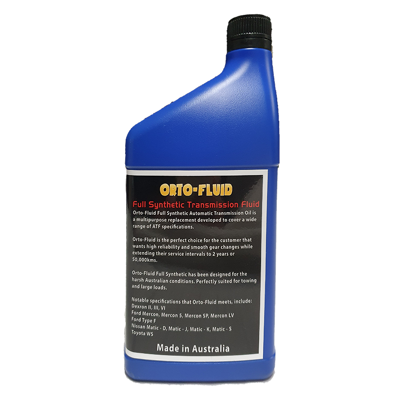 Full Synthetic Transmission Oil 1L - Back