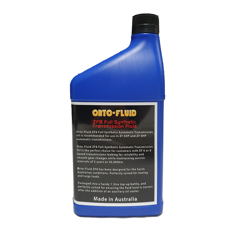 ZF8 Full Synthetic Transmission Oil 1L - Back
