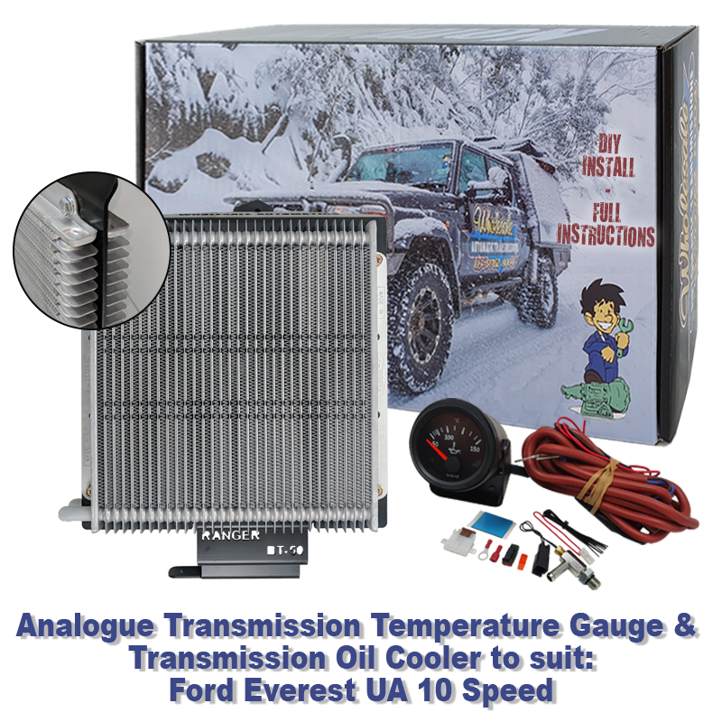 Ford Everest UA 10 Speed Analogue Temp Gauge & Transmission Cooler (DIY Installation Box)