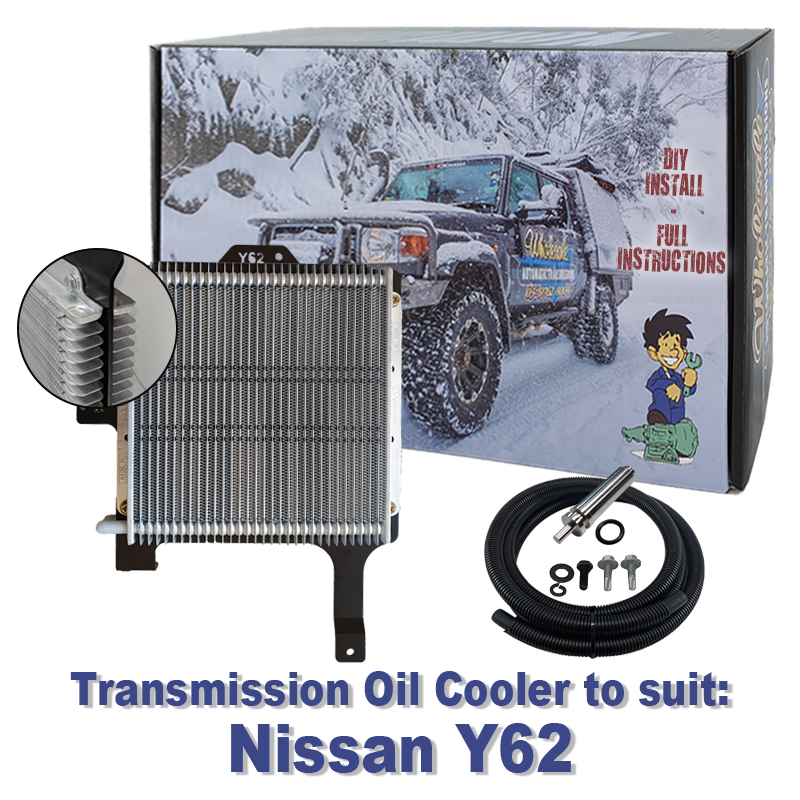 Nissan Y62 Transmission Cooler (DIY Installation Box)