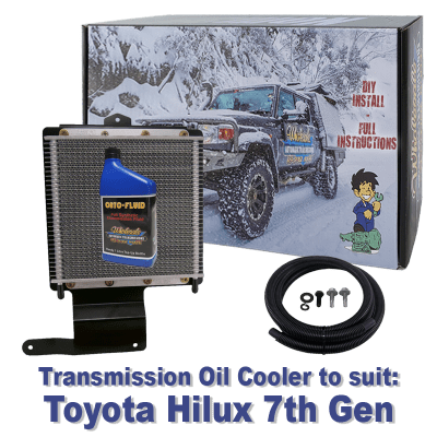 Toyota Hilux 7th Gen Transmission Cooler (DIY Installation Box) & Fluid