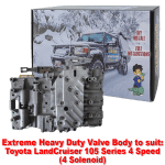 Extreme Heavy Duty Valve Body to suit Toyota LandCruiser 105 Series 4 Speed (4 Solenoid)