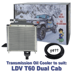 Heavy Duty Transmission Oil Cooler Kit to suit LDV T60 Dual Cab with 6 Speed Auto