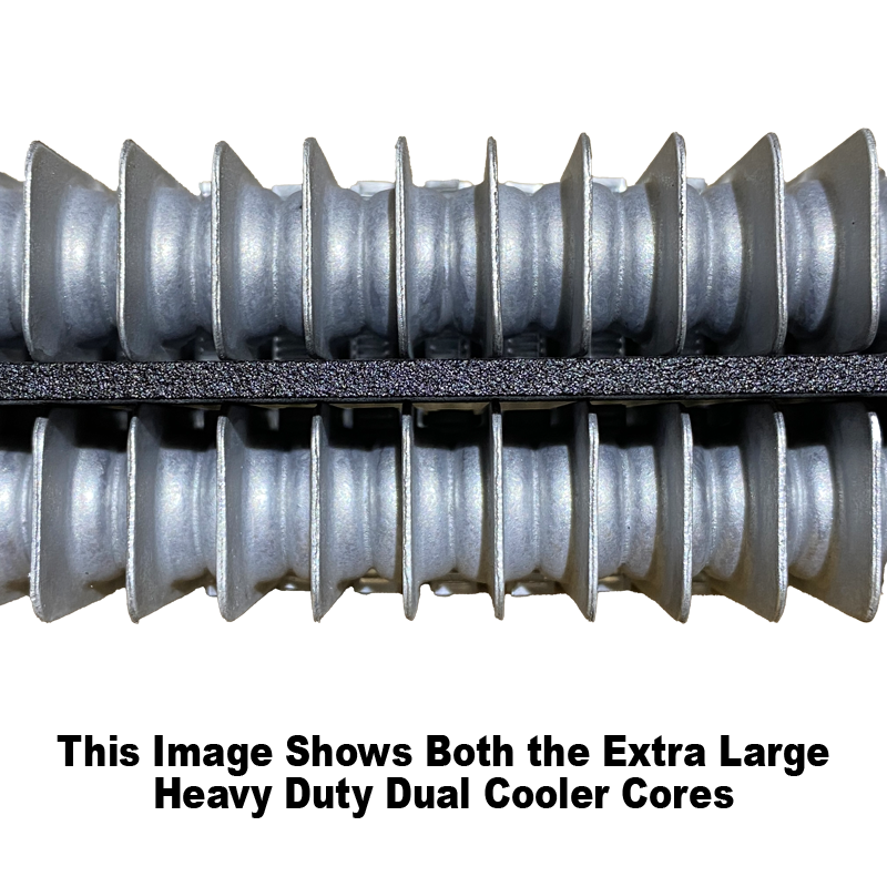 Heavy Duty Extra Large High Flow Dual Cooler Cores