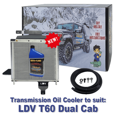 LDV T60 Dual Cab Transmission Cooler (DIY Installation Box) & Fluid