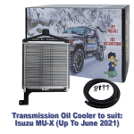 Heavy Duty Transmission Oil Cooler Kit to suit Isuzu MU-X with 5 and 6 Speed Auto (up to June 2021)