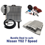 Bundle Deal - Nissan Patrol Y62: Transmission Cooler, Cast Pan, Analogue Temperature Gauge