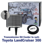 Dual Heavy Duty Transmission Oil Cooler Kit to suit Toyota LandCruiser 300 Series with 10 Speed Auto (from Nov 2024)